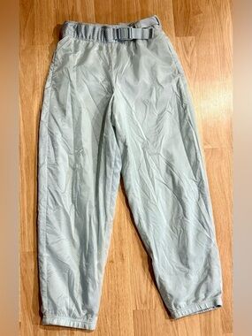 EUC Nike Sportswear Tech Pack Woven Mesh High-Rise Jogger Pants - Silver - XS